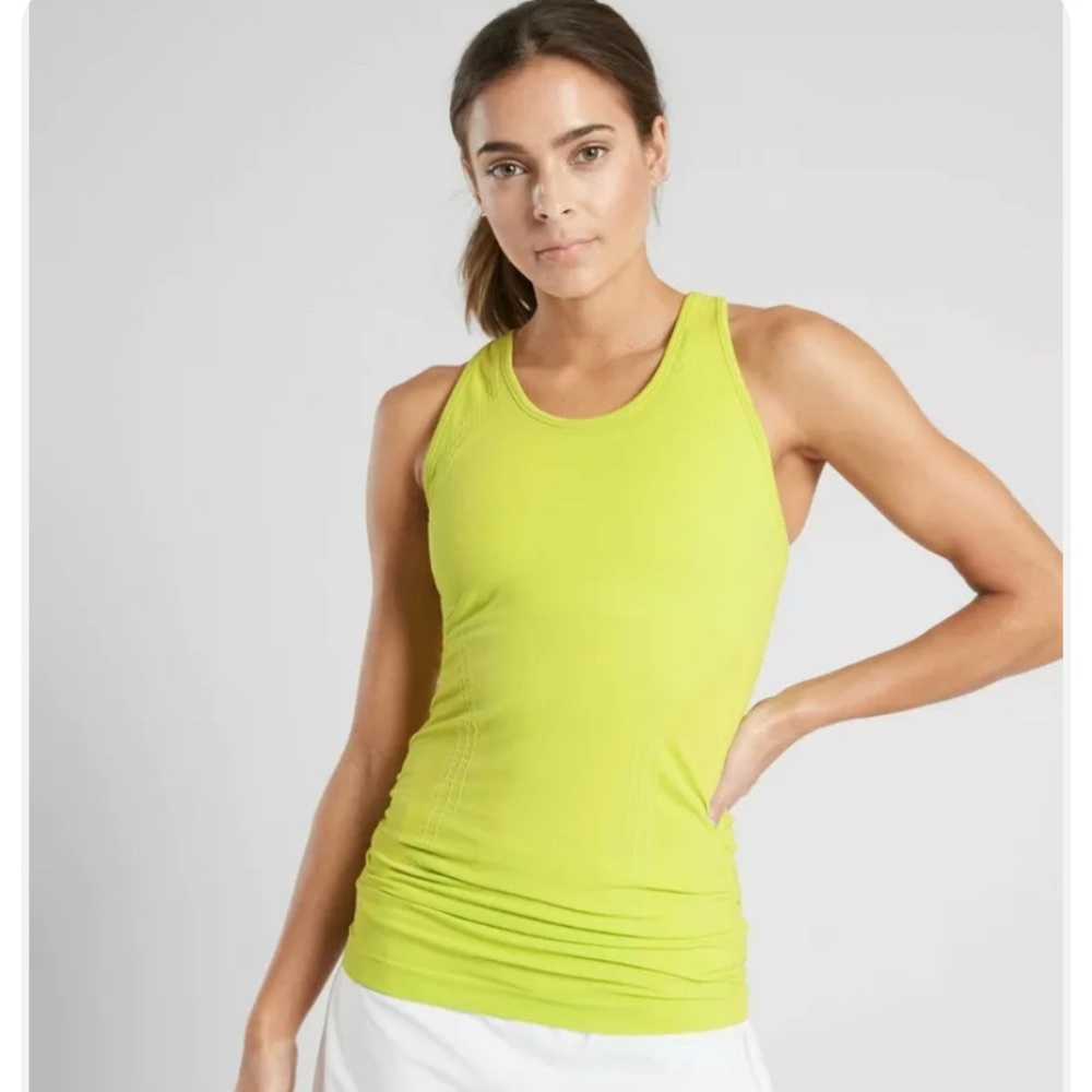 NWOT Athleta Speedlight Tank Lime Green S